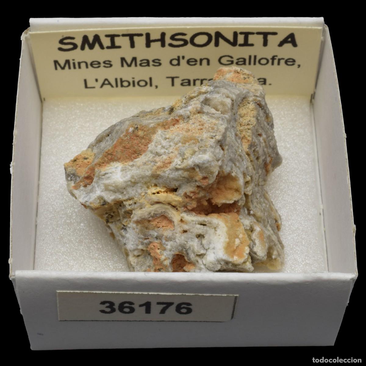 Coleccionismo de minerales: SMITHSONITA (Mines Mas d'en Gallofre, L'Albiol, Tarragona, Espa&ntilde;a) #36176