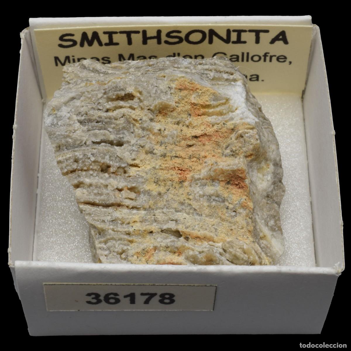 Coleccionismo de minerales: SMITHSONITA (Mines Mas d'en Gallofre, L'Albiol, Tarragona, Espa&ntilde;a) #36178