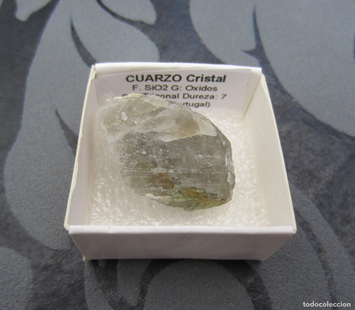 Coleccionismo de minerales: MINERAL CUARZO MINERALES EN CAJA 4X4 CM