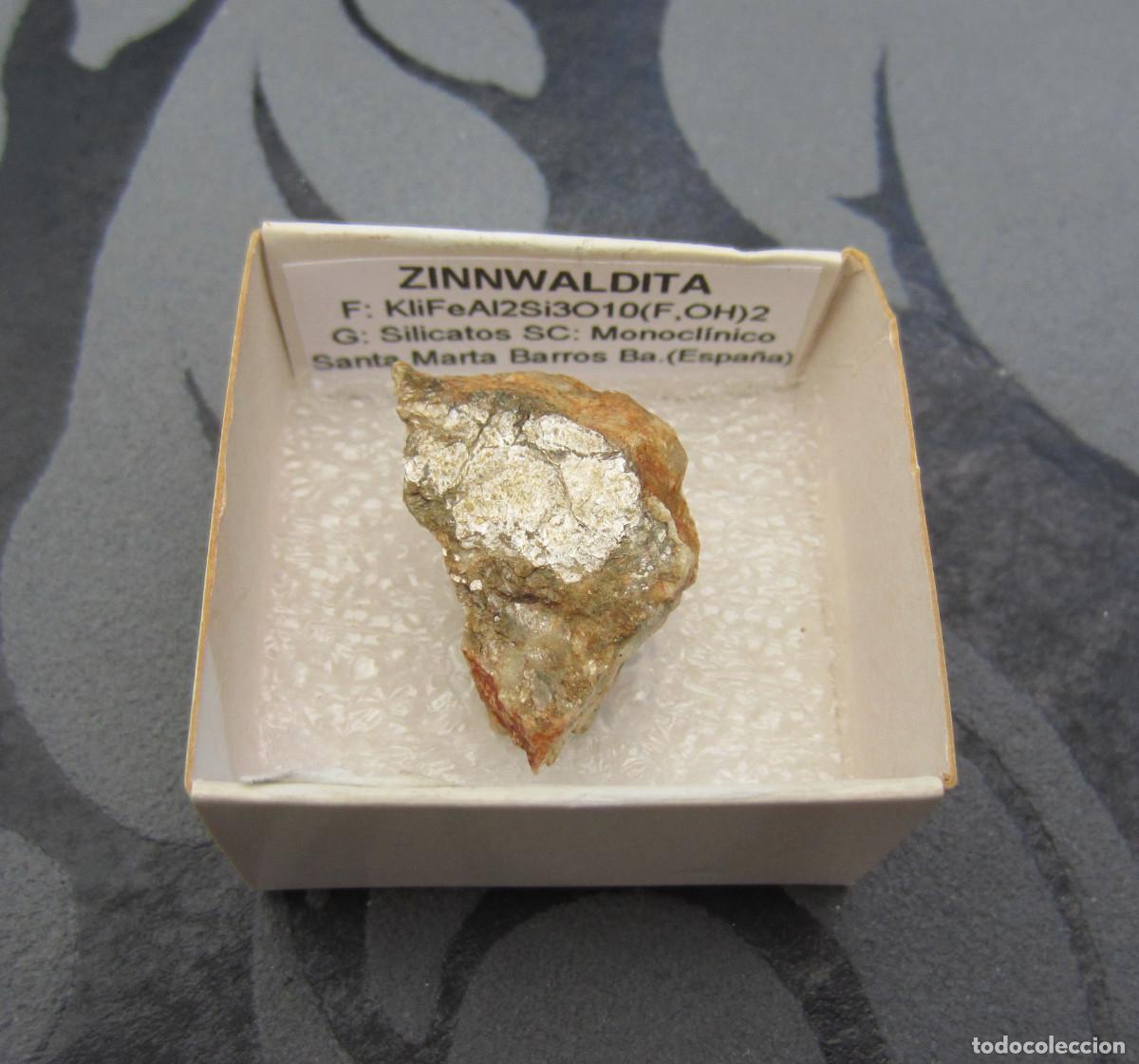 Coleccionismo de minerales: MINERAL SINWALDITA MINERALES EN CAJA 4X4 CM
