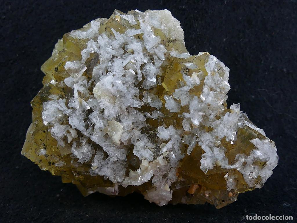 Coleccionismo de minerales: Fluorita y Barita, Mina Moscona, Asturias
