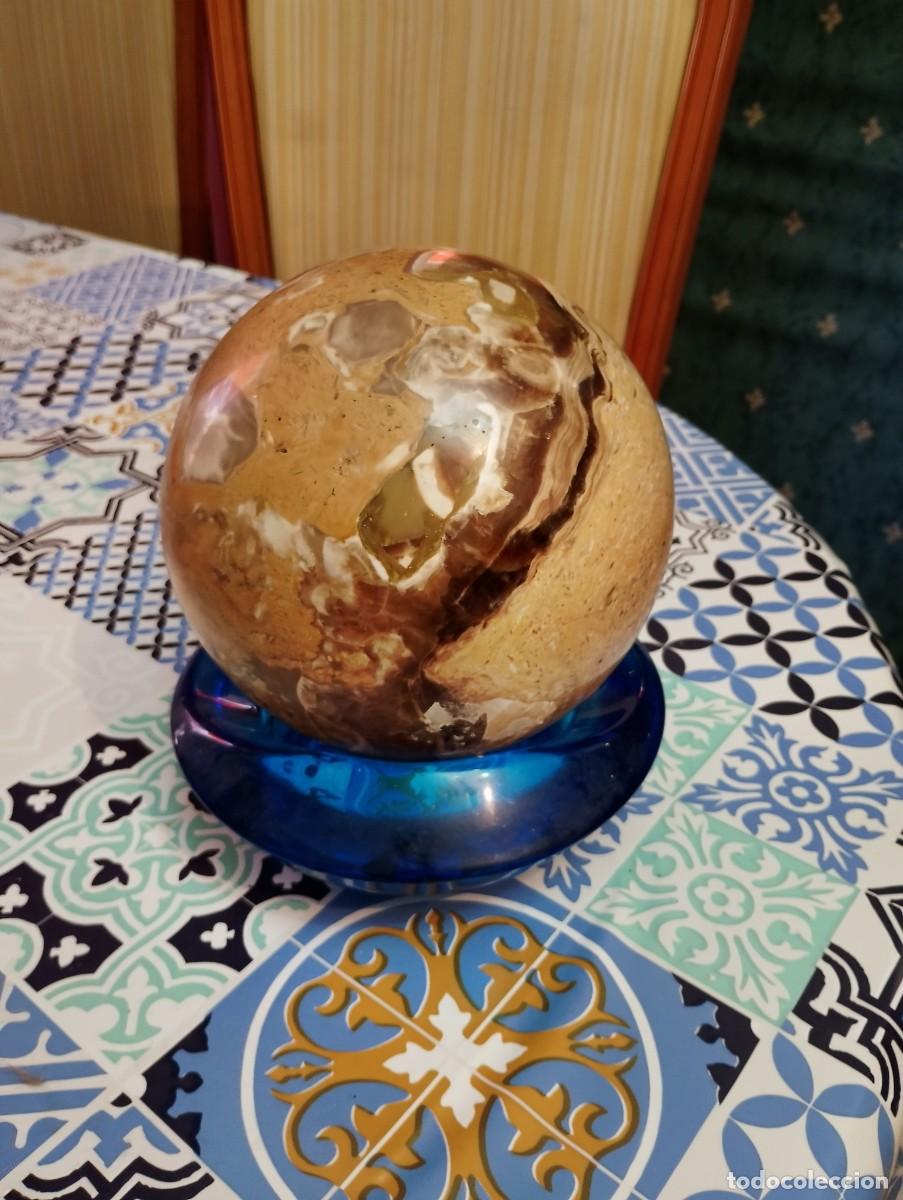 Coleccionismo de minerales: Piedra esfera de Jaspe