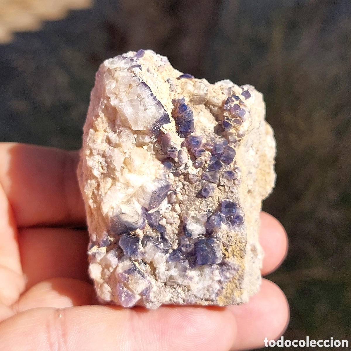 Coleccionismo de minerales: Mineral Fluorita Natural Espa&ntilde;a