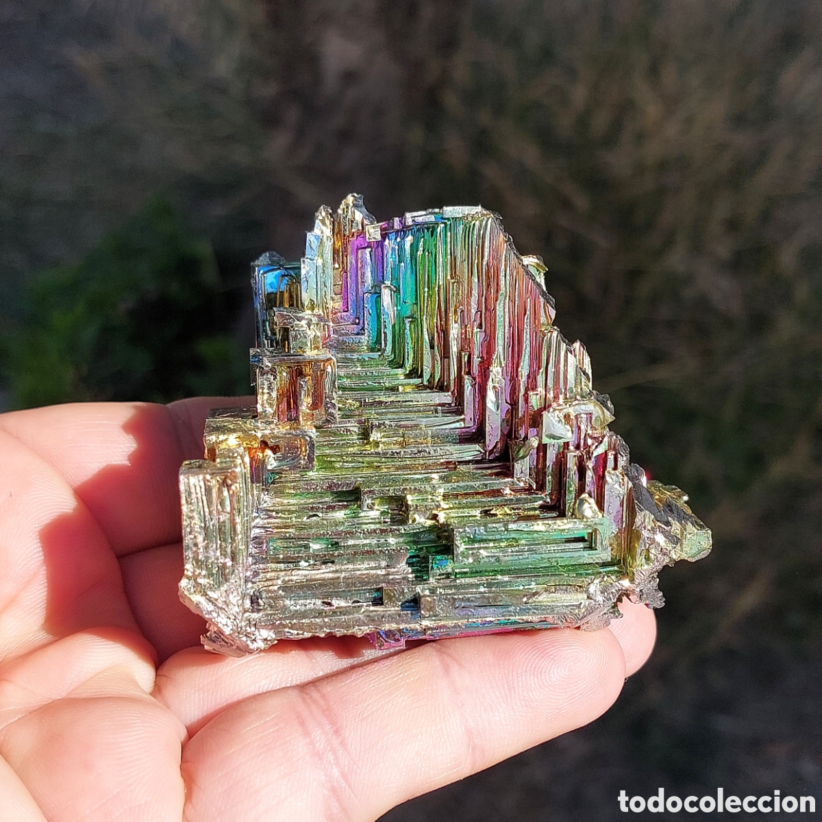 Coleccionismo de minerales: Magn&iacute;fico Bismuto de Gran Tama&ntilde;o 320 Gramos