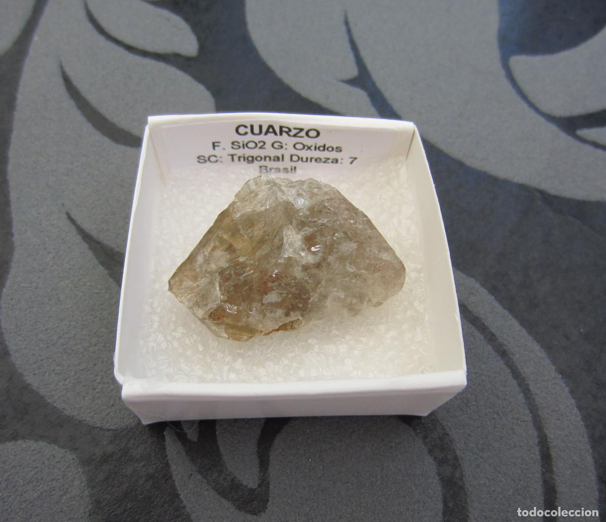 Coleccionismo de minerales: MINERAL CUARZO MINERALES EN CAJA 4X4 CM