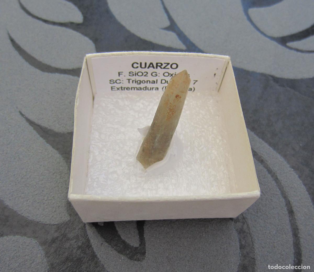Coleccionismo de minerales: MINERAL CUARZO MINERALES EN CAJA 4X4 CM