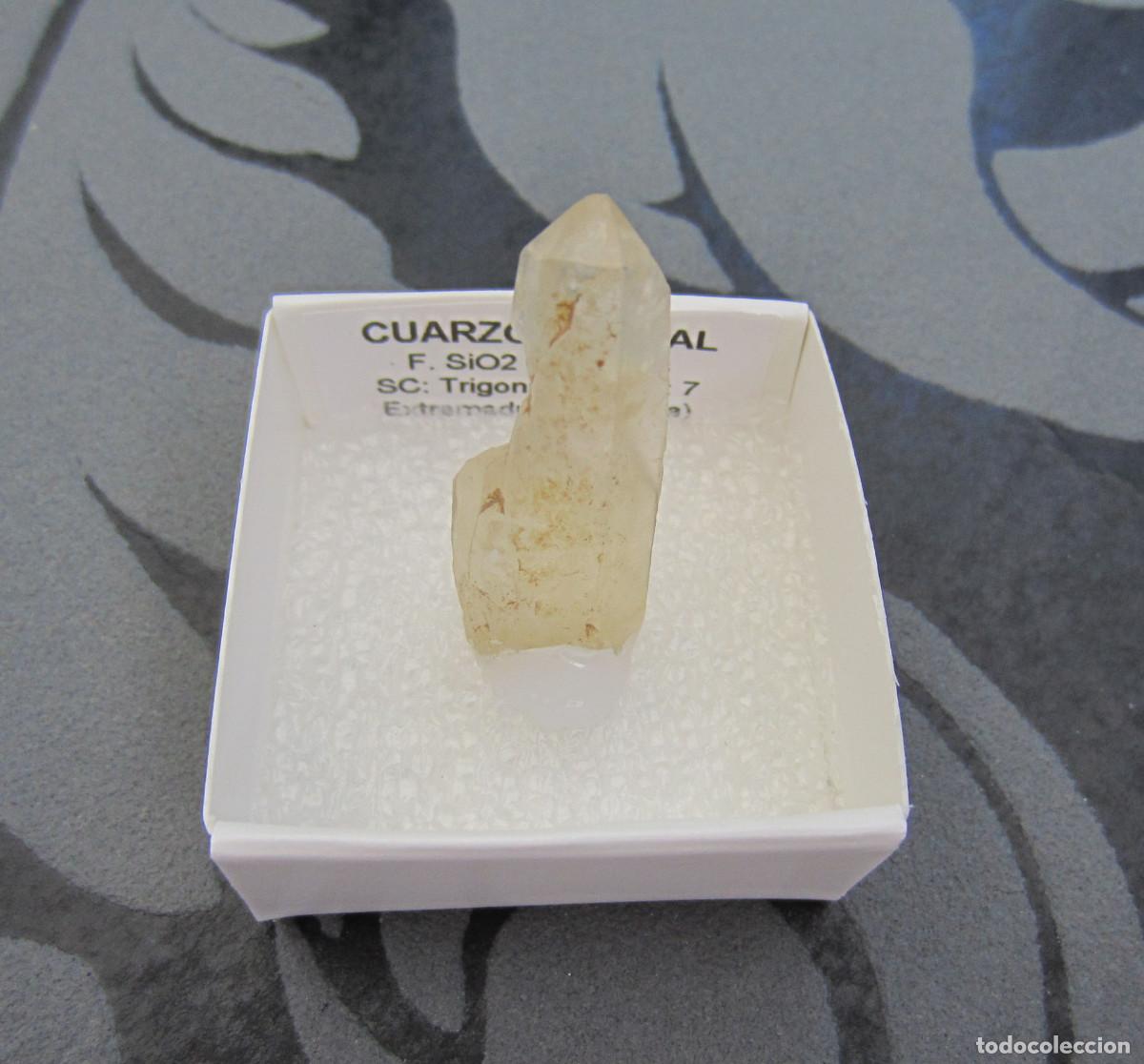 Coleccionismo de minerales: MINERAL CUARZO MINERALES EN CAJA 4X4 CM