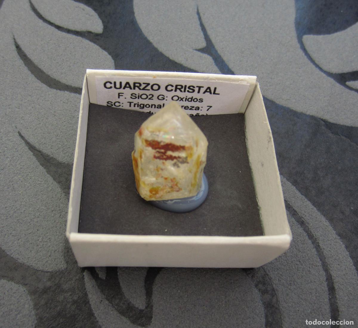 Coleccionismo de minerales: MINERAL CUARZO MINERALES EN CAJA 4X4 CM