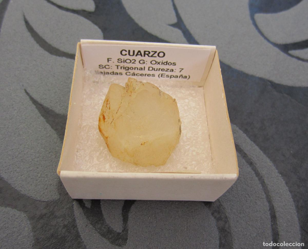 Coleccionismo de minerales: MINERAL CUARZO MINERALES EN CAJA 4X4 CM
