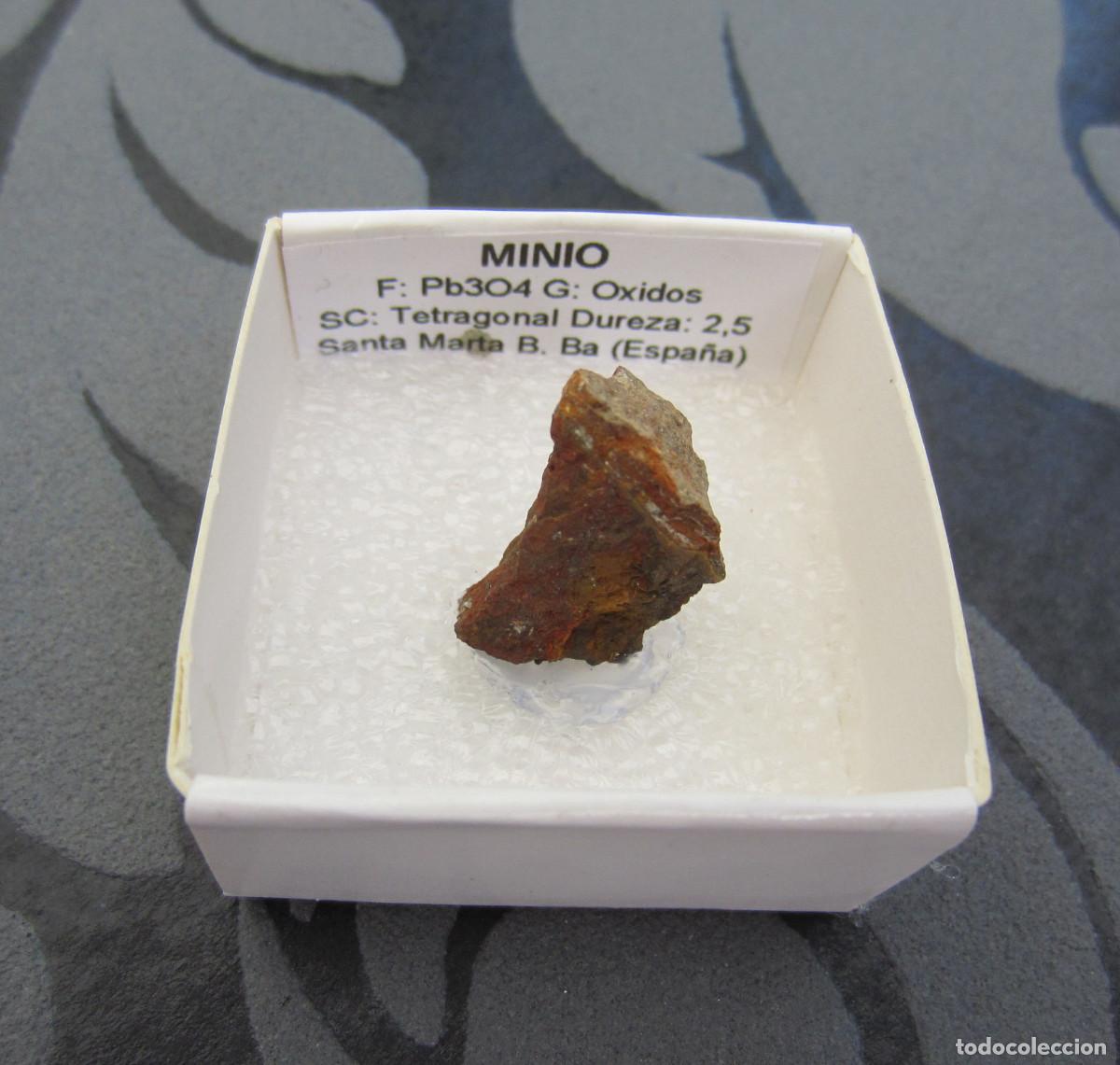 Coleccionismo de minerales: MINERAL MINIO MINERALES EN CAJA 4X4 CM