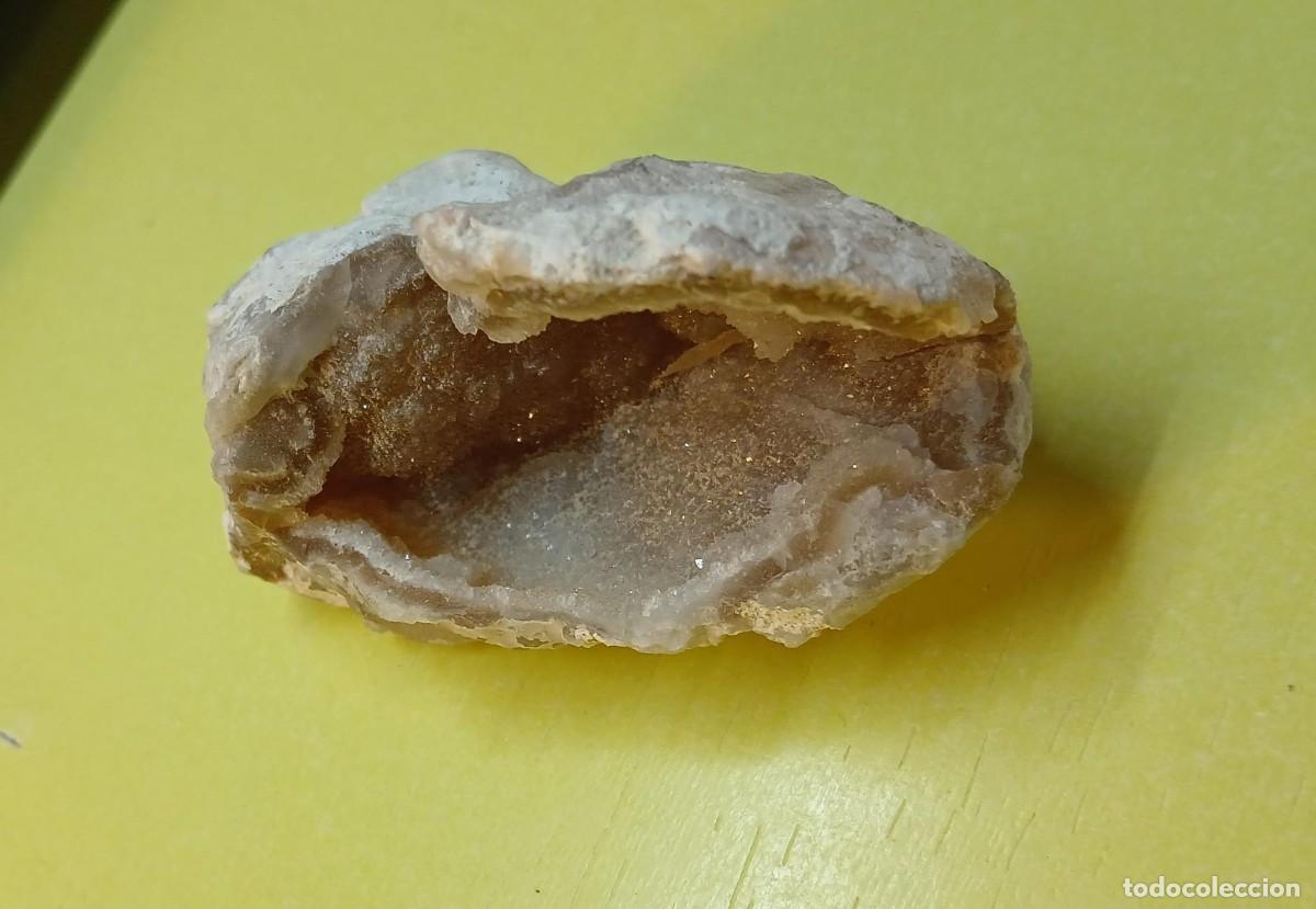 Coleccionismo de minerales: Autentica geoda de T&uacute;nez