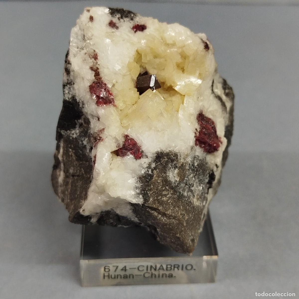 Coleccionismo de minerales: CINABRIO - MINERAL. India