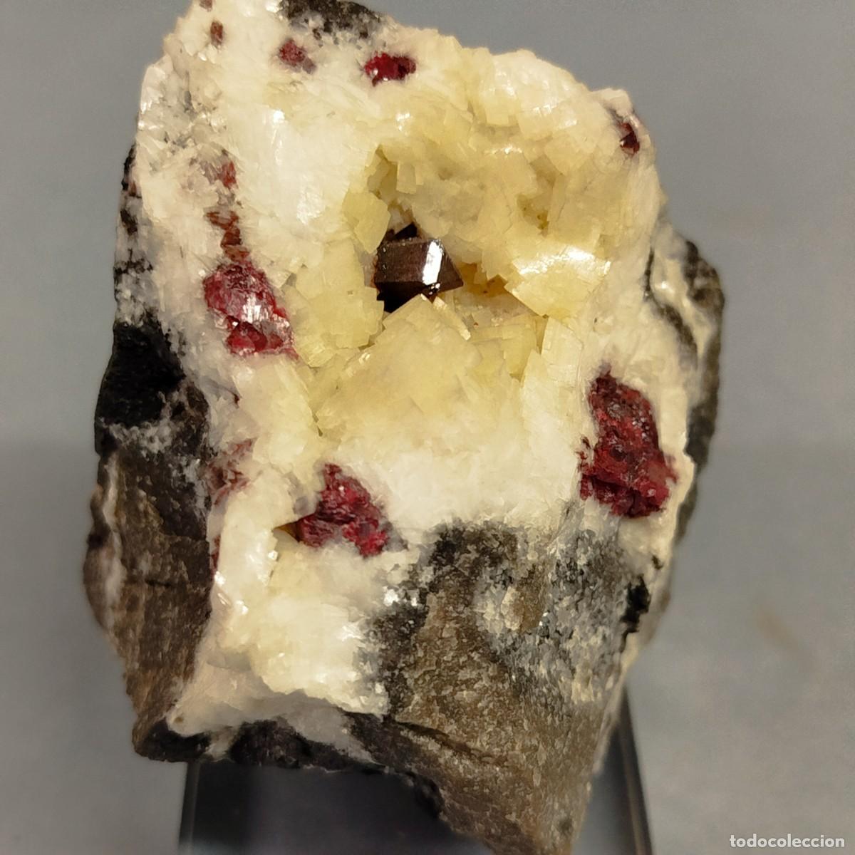 Coleccionismo de minerales: CINABRIO - MINERAL. India - Foto 3