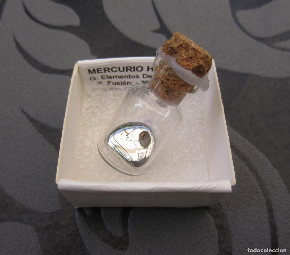Coleccionismo de minerales: MINERAL ELEMENTOS MERCURIO MINERALES EN CAJA 4X4 CM