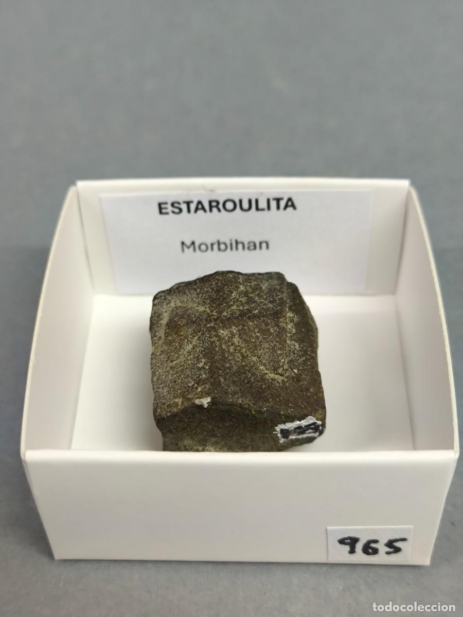 Coleccionismo de minerales: ESTAROULITA - MINERAL. Francia. 4x4