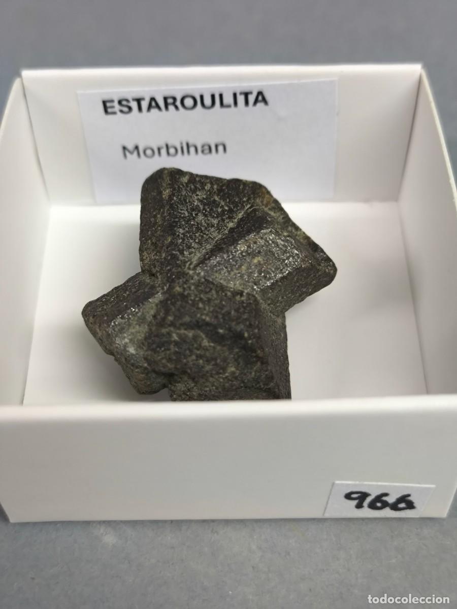 Coleccionismo de minerales: ESTAROULITA - MINERAL. Francia. 4x4