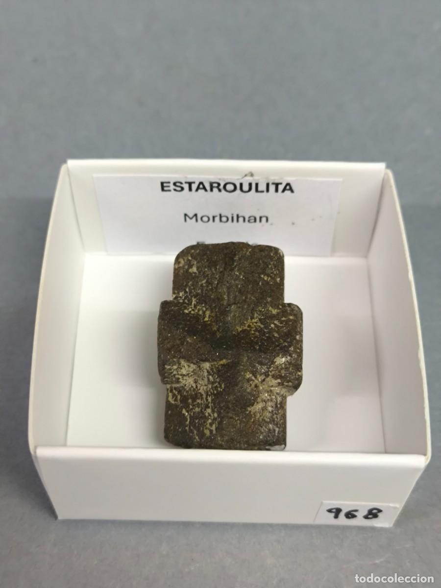 Coleccionismo de minerales: ESTAROULITA - MINERAL. Francia. 4x4