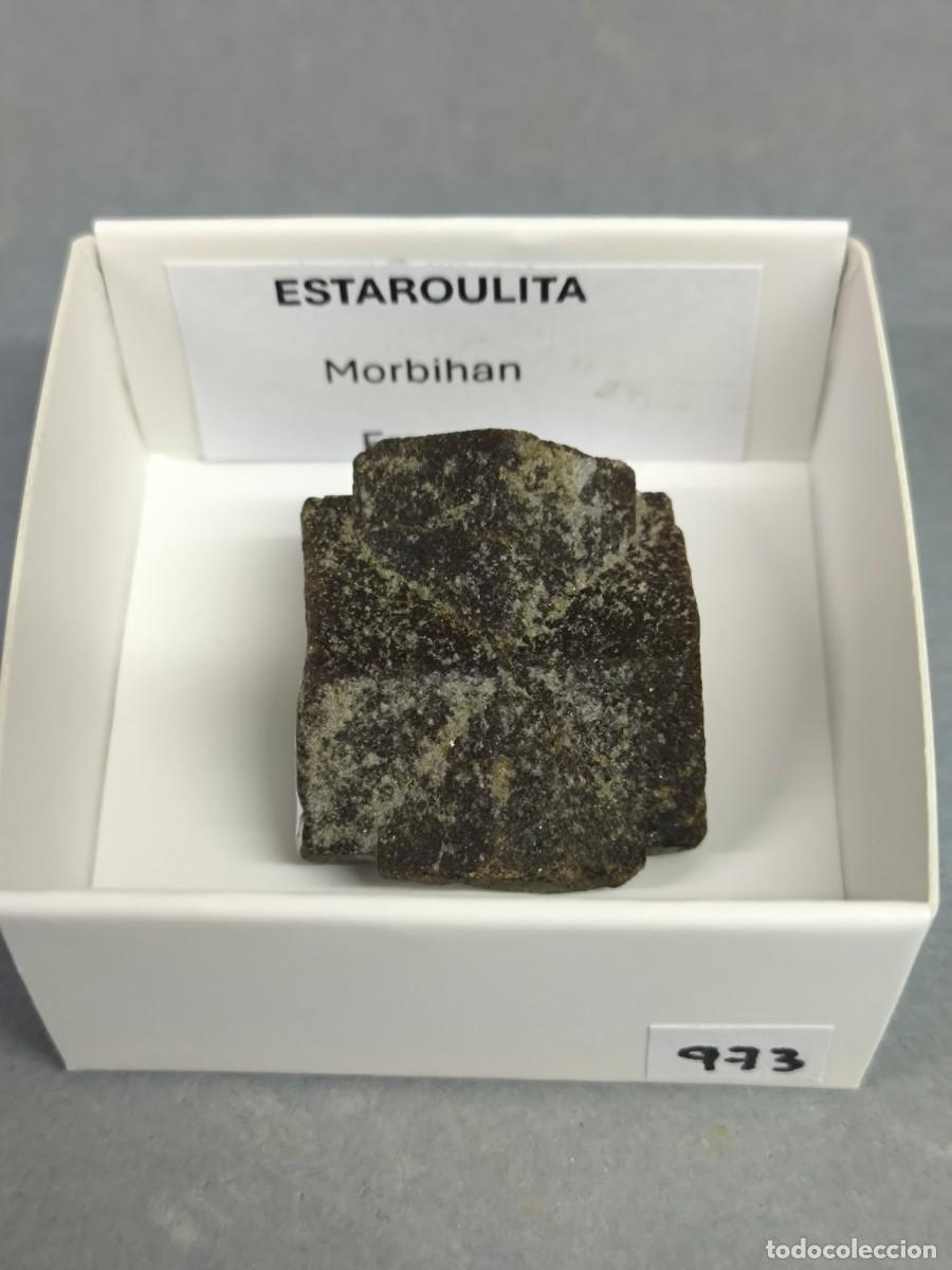 Coleccionismo de minerales: ESTAROULITA - MINERAL. Francia. 4x4