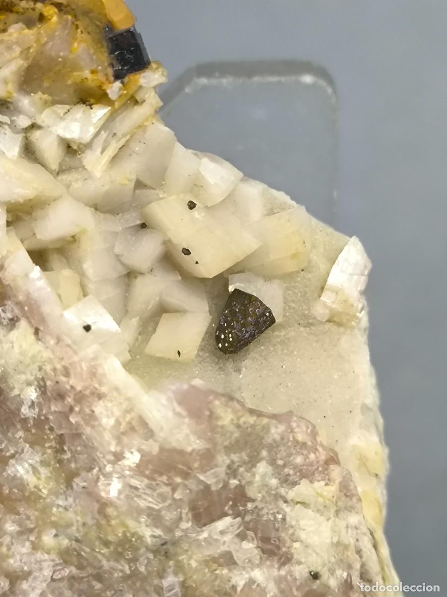 Coleccionismo de minerales: CALCOPIRITA sobre DOLOMITA - Foto 2
