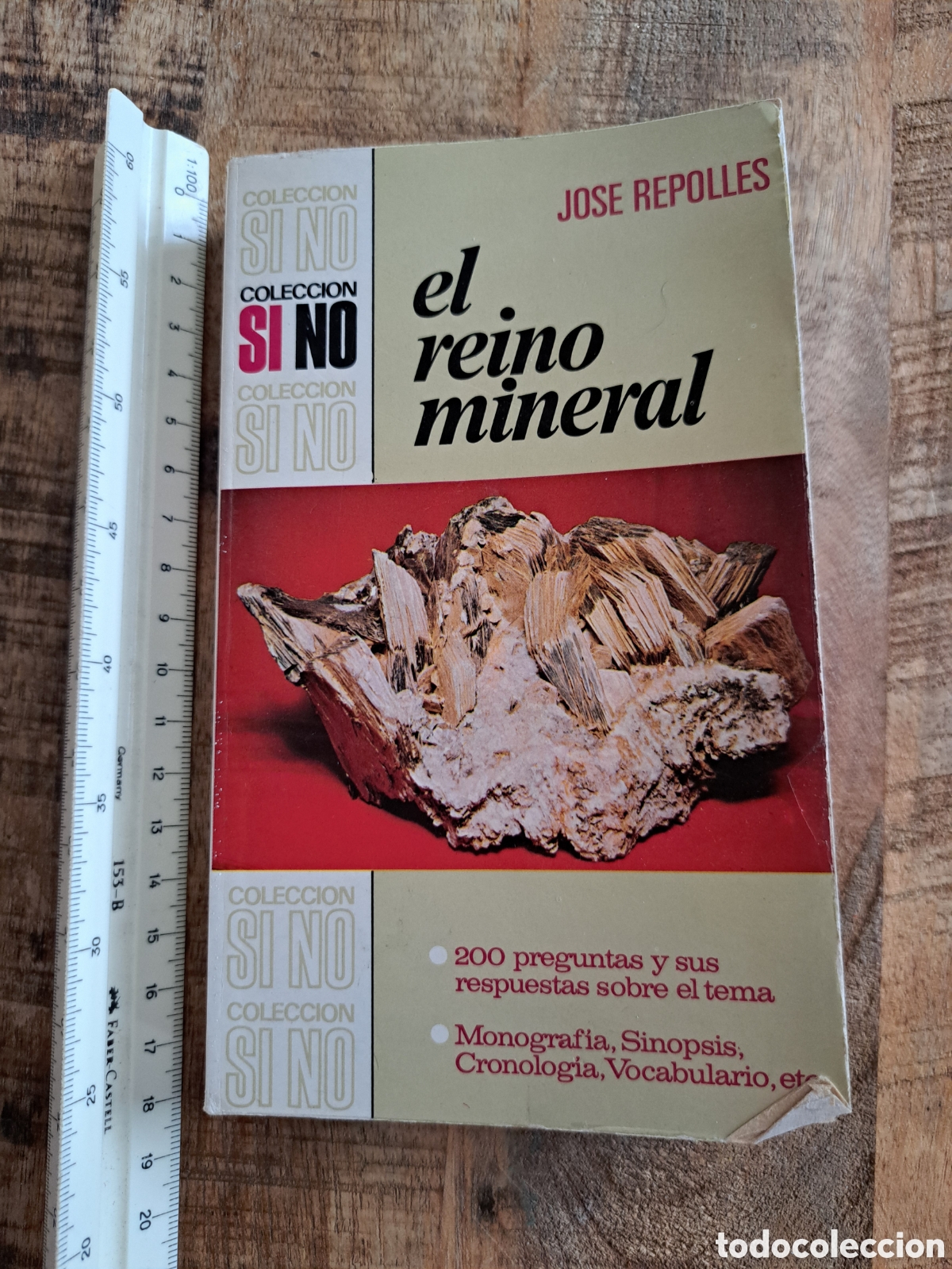 Coleccionismo de minerales: Jml Jose Repolles. El reino mineral. Minerales. Coleccion Si No. Bruguera. 1973