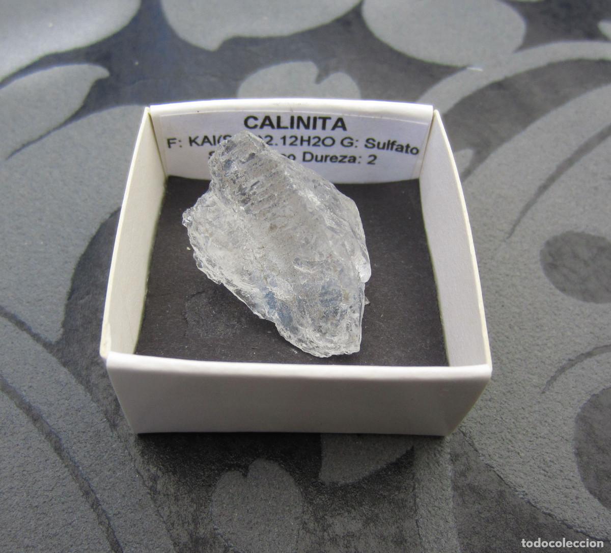 Coleccionismo de minerales: MINERAL CALINITA MINERALES EN CAJA 4X4 CM