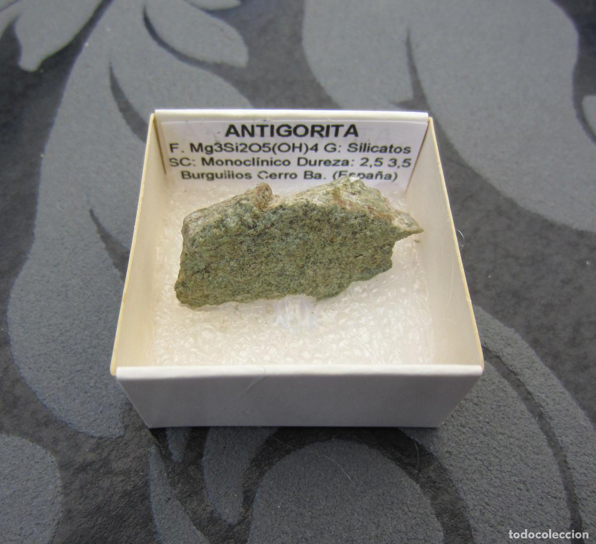 Coleccionismo de minerales: MINERAL ANIGORITA MINERALES EN CAJA 4X4 CM