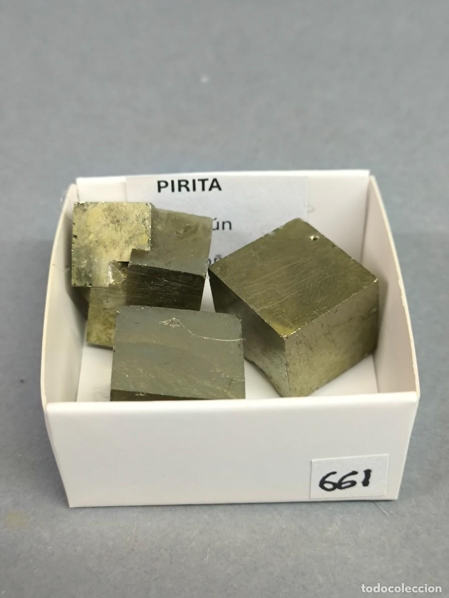 Coleccionismo de minerales: PIRITA - MINERAL. Logro&ntilde;o. 4x4