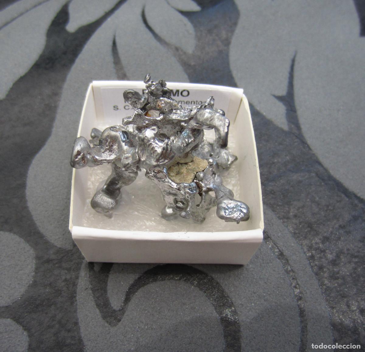 Colecionismo de minerais: MINERAL ELEMENTOS PLOMO MINERALES EN CAJA 4X4 CM