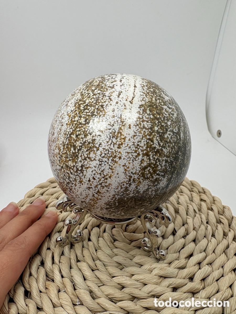 Coleccionismo de minerales: Esfera de jaspe oceano