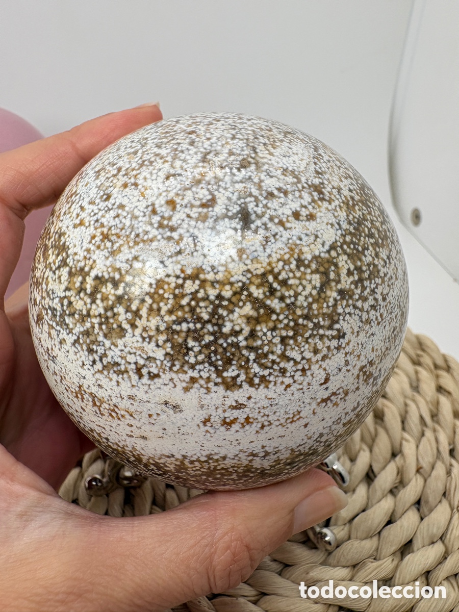 Coleccionismo de minerales: Esfera de jaspe oceano - Foto 8