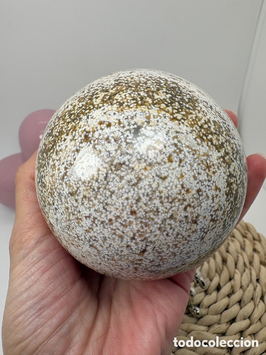 Coleccionismo de minerales: Esfera de jaspe oceano - Foto 9