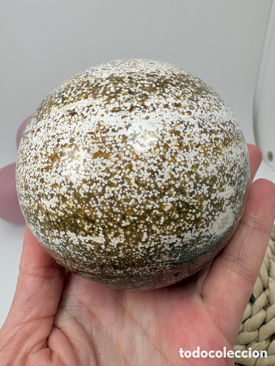 Coleccionismo de minerales: Esfera de jaspe oceano - Foto 10