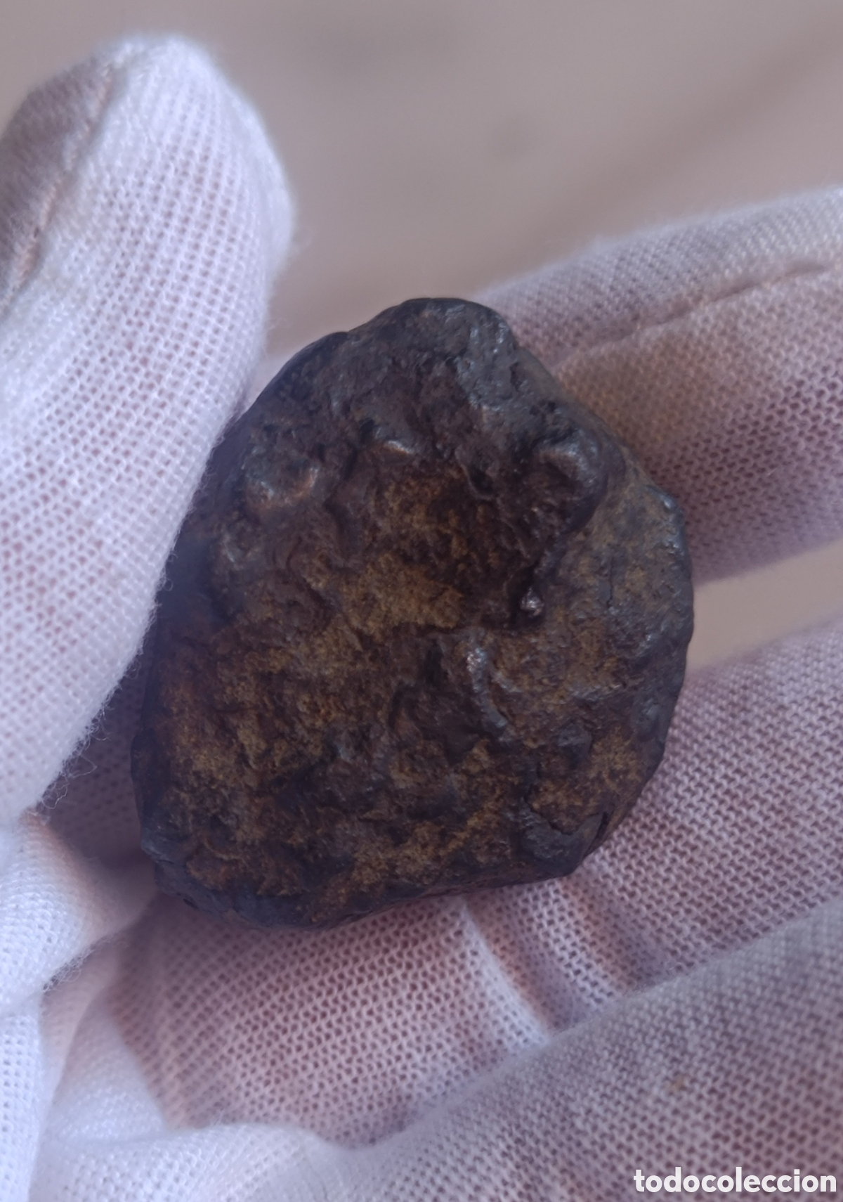 Coleccionismo de minerales: Meteorito f&eacute;rrico Gabel Kamil Egipto. 40,51 gramos