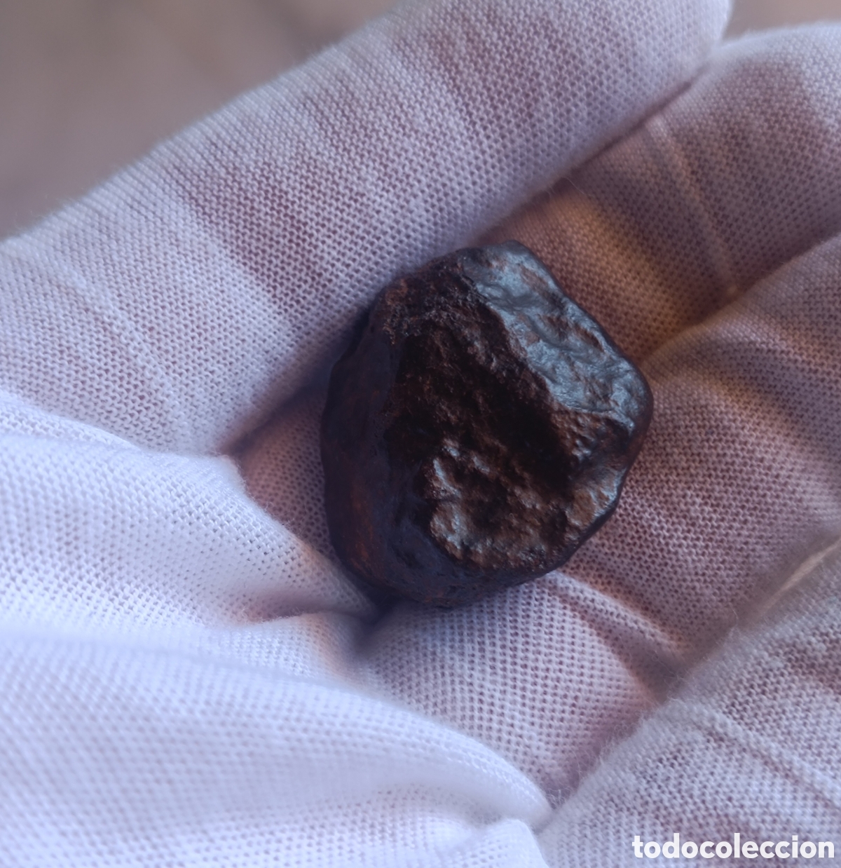 Coleccionismo de minerales: Meteorito f&eacute;rrico Sikhote Alin Rusia Siberia