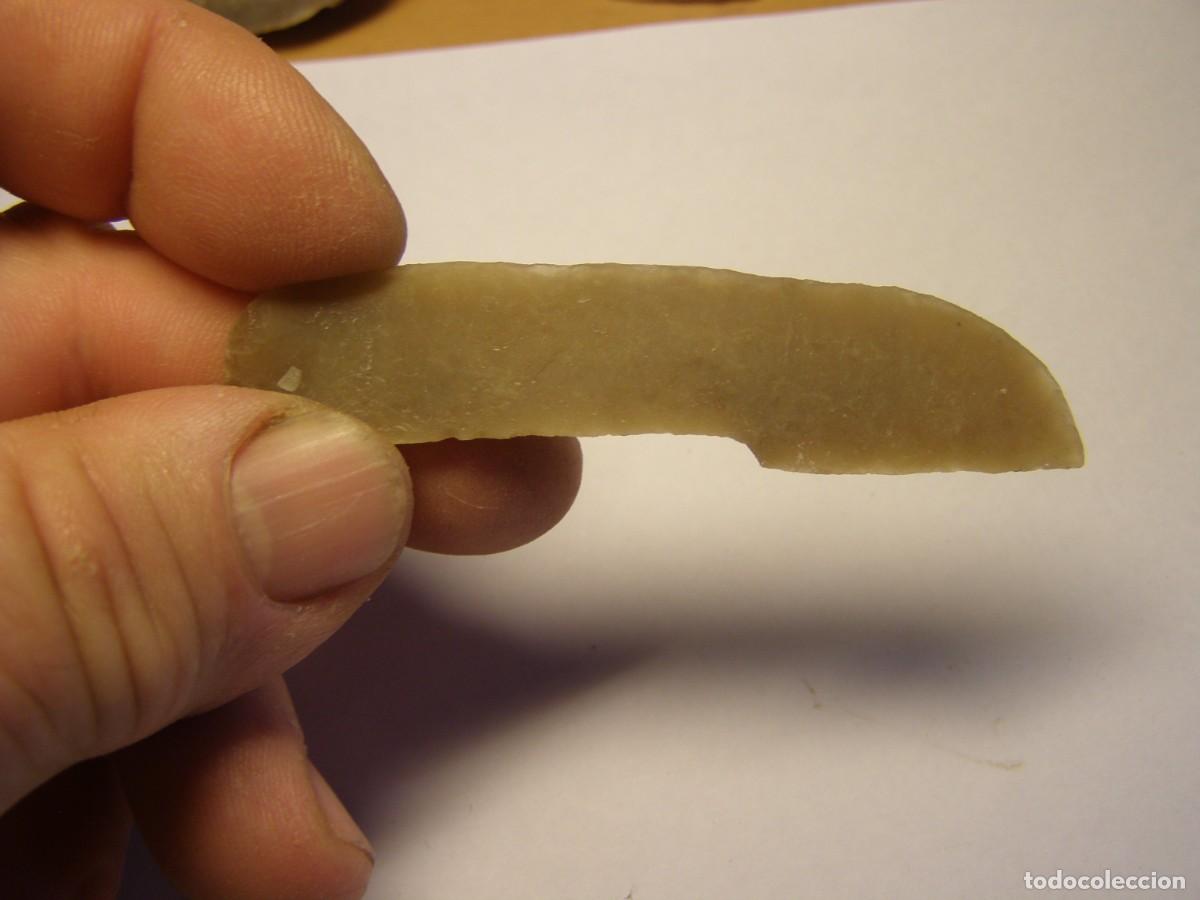 Coleccionismo de minerales: Cuchillo de s&iacute;lex neol&iacute;tico.