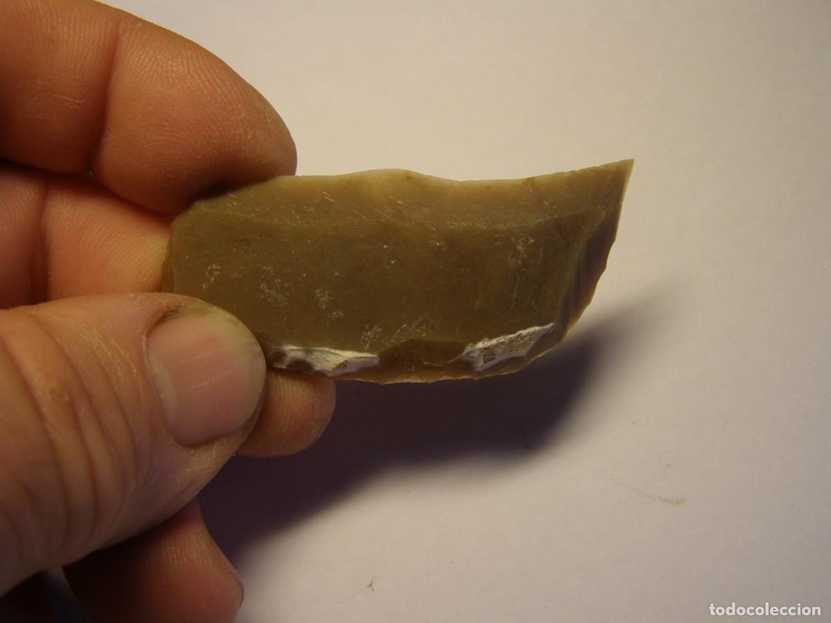 Coleccionismo de minerales: Cuchillo de s&iacute;lex neol&iacute;tico.