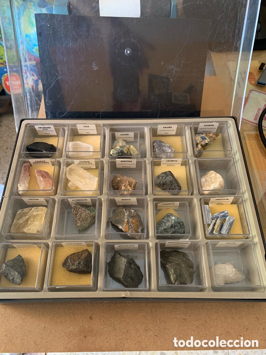 Collectionnisme de min&eacute;raux: CAJA DE MINERALES N&Uacute;MERO 1 .