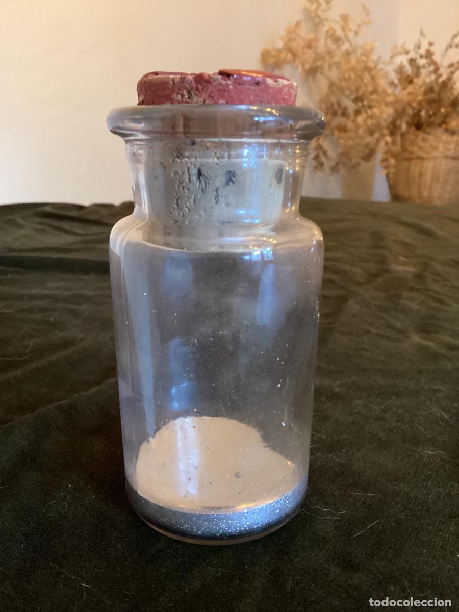 Coleccionismo de minerales: ANTIGUO FRASCO DE MEDICINA O LABORATORIO CON 174 GRAMOS DE METAL MERCURIO.