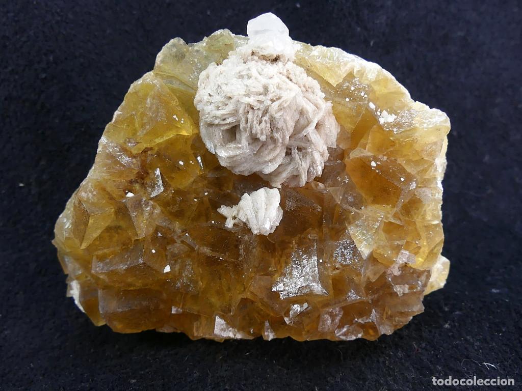 Coleccionismo de minerales: Fluorita y Barita, Mina Moscona, Asturias