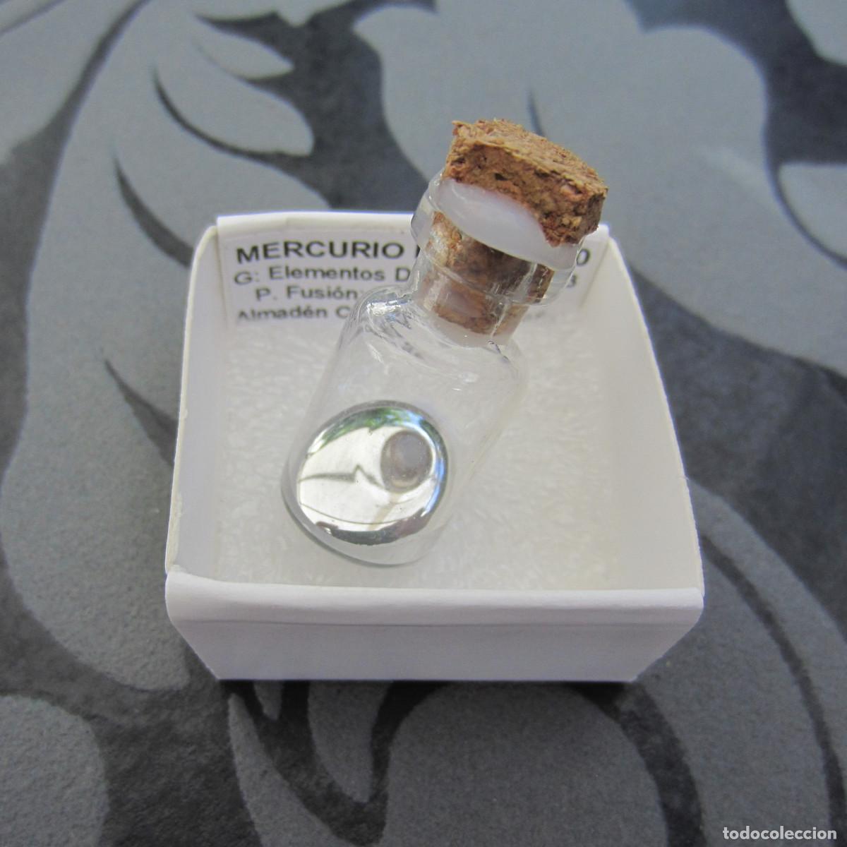 Coleccionismo de minerales: MINERAL ELEMENTOS MERCURIO MINERALES EN CAJA 4X4 CM