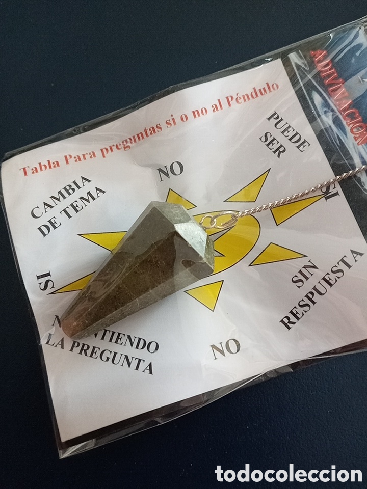 Coleccionismo de minerales: P&Eacute;NDULO DE MINERAL PIRITA - Foto 2