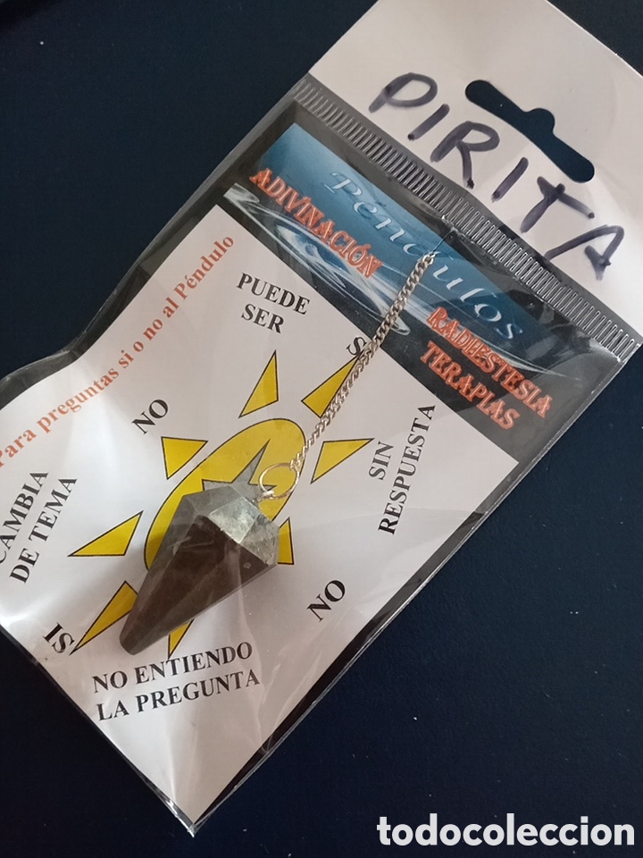 Coleccionismo de minerales: P&Eacute;NDULO DE MINERAL PIRITA - Foto 2