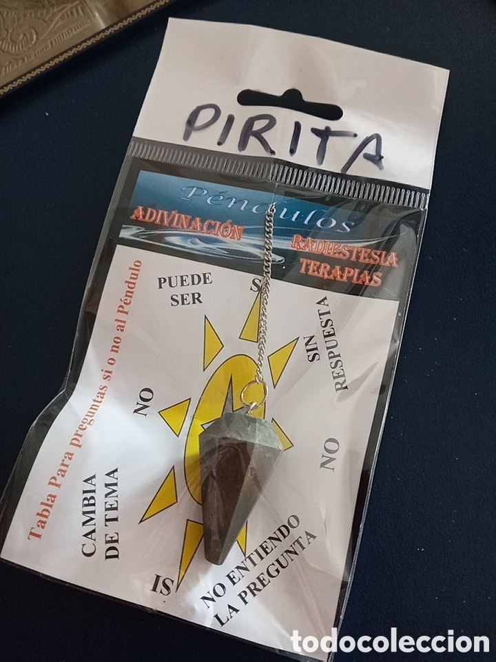 Coleccionismo de minerales: P&Eacute;NDULO DE MINERAL PIRITA - Foto 1
