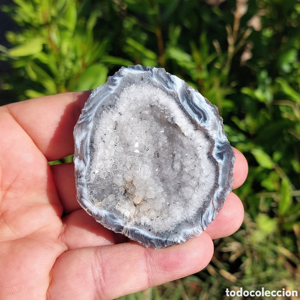 Coleccionismo de minerales: Cuarzo y &Aacute;gata Geoda Natural