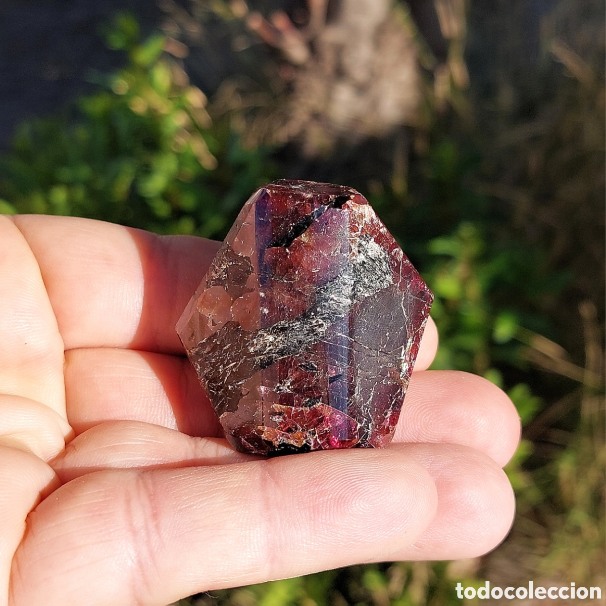 Coleccionismo de minerales: Mineral de Granate Procedente de La India