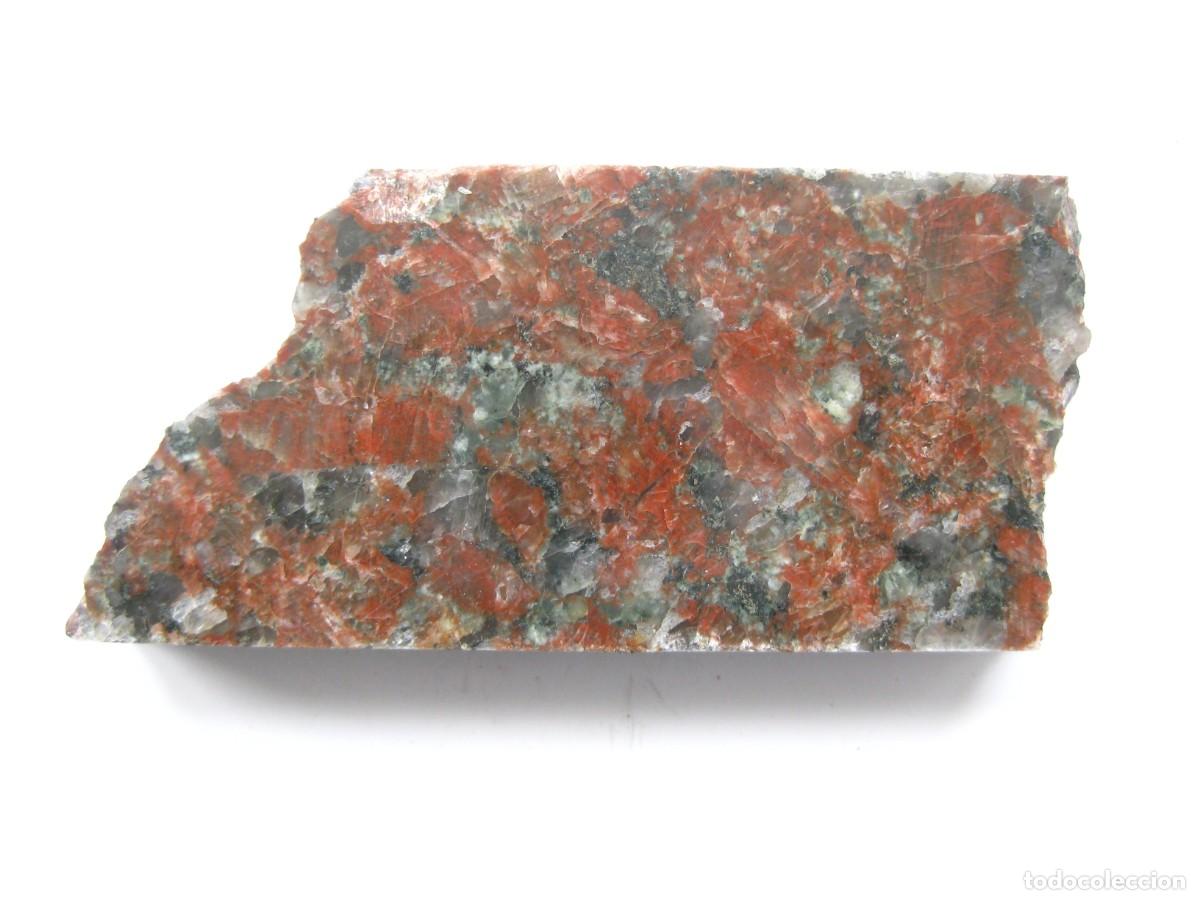 Coleccionismo de minerales: ROCA GRANITO ROJO IMPERIAL