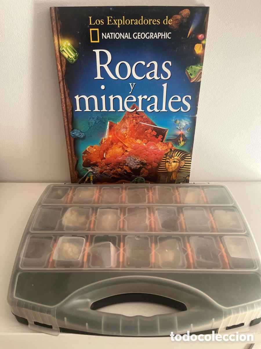 Coleccionismo de minerales: Colecci&oacute;n de 42 minerales con libro - Foto 4