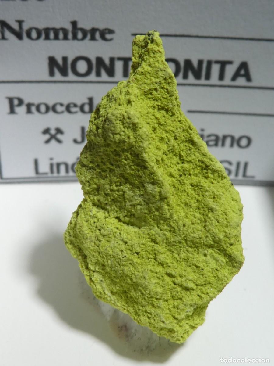 Coleccionismo de minerales: (286) NONTRONITA, LIN&Oacute;POLIS, BRASIL.