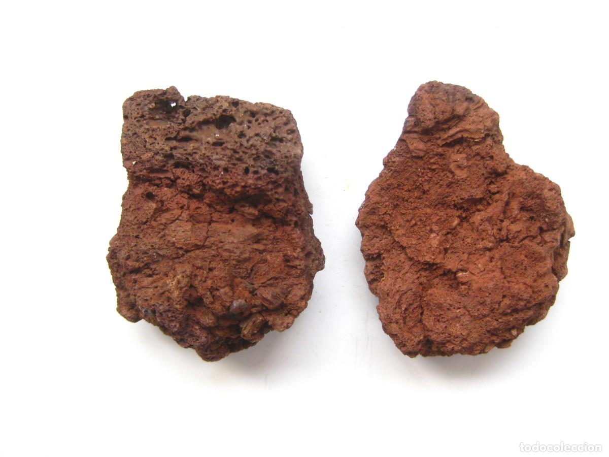 Coleccionismo de minerales: ROCA LAVA VOLCANICA ROJA - Foto 2