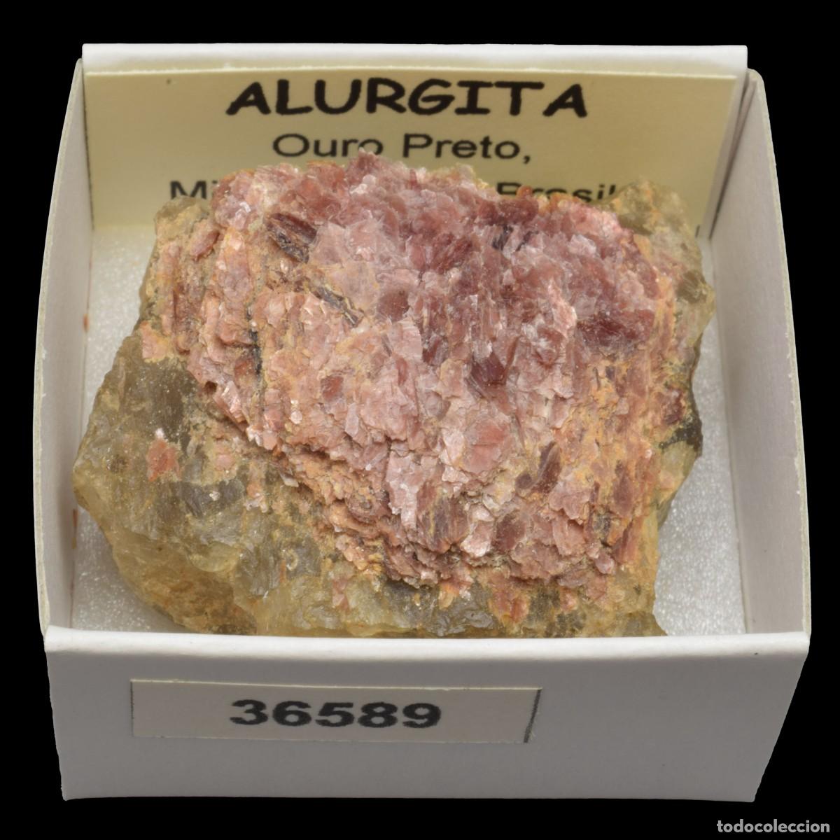 Coleccionismo de minerales: ALURGITA (Ouro Preto, Minas Gerais, Brasil) #36589